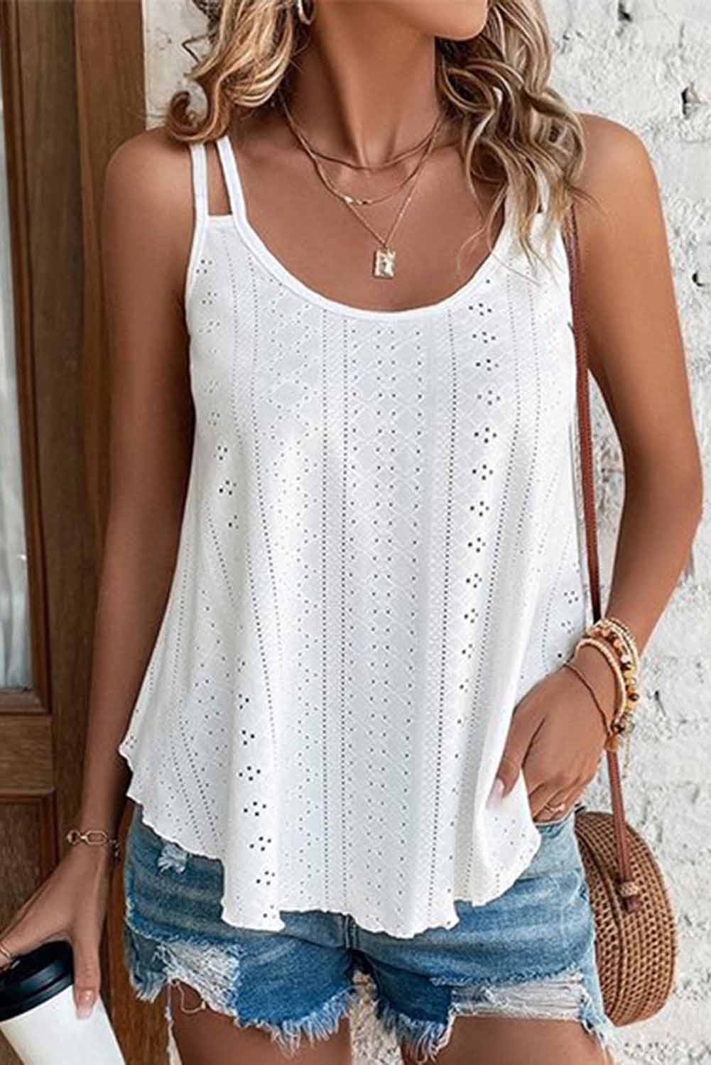 Eyelet Scoop Tanks