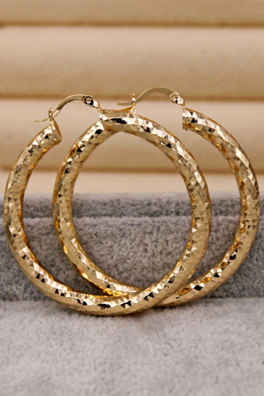 Diamond Cut Hoops
