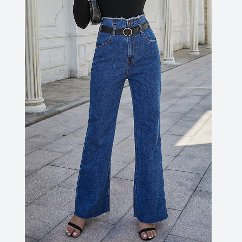 High Waist Boho Jeans