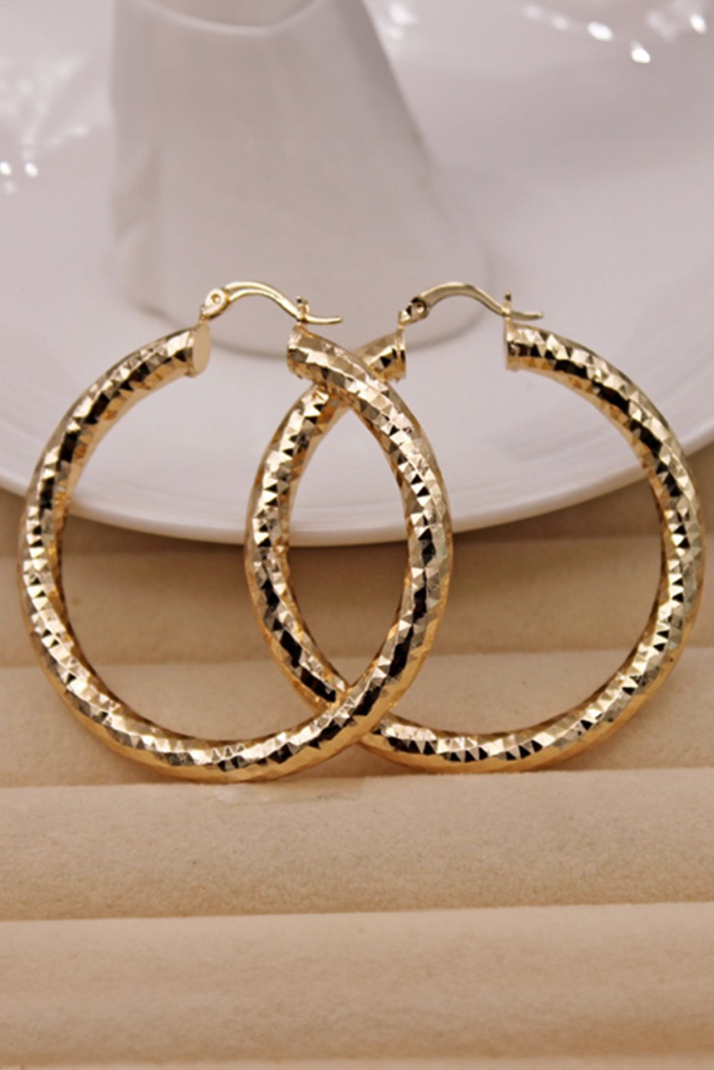 Diamond Cut Hoops