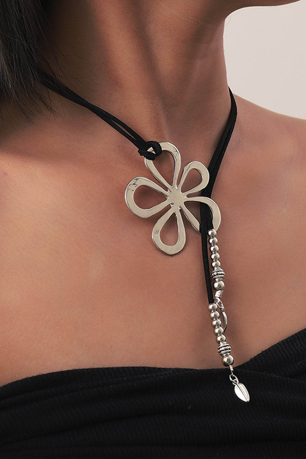 Floral Rope Necklace