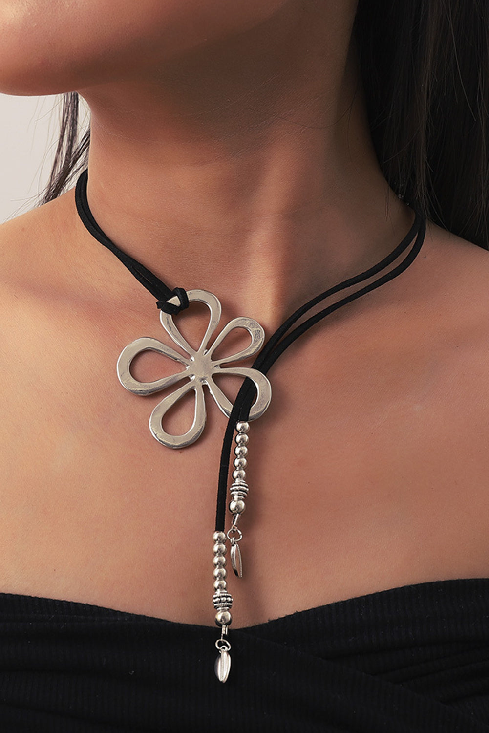 Floral Rope Necklace