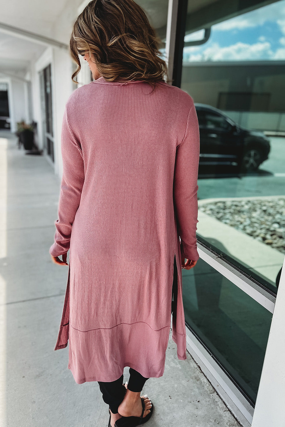 Ribbed Duster