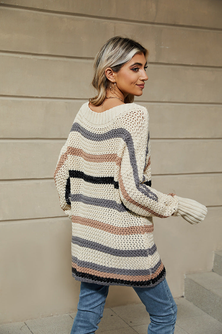 Stripe Knit Sweater