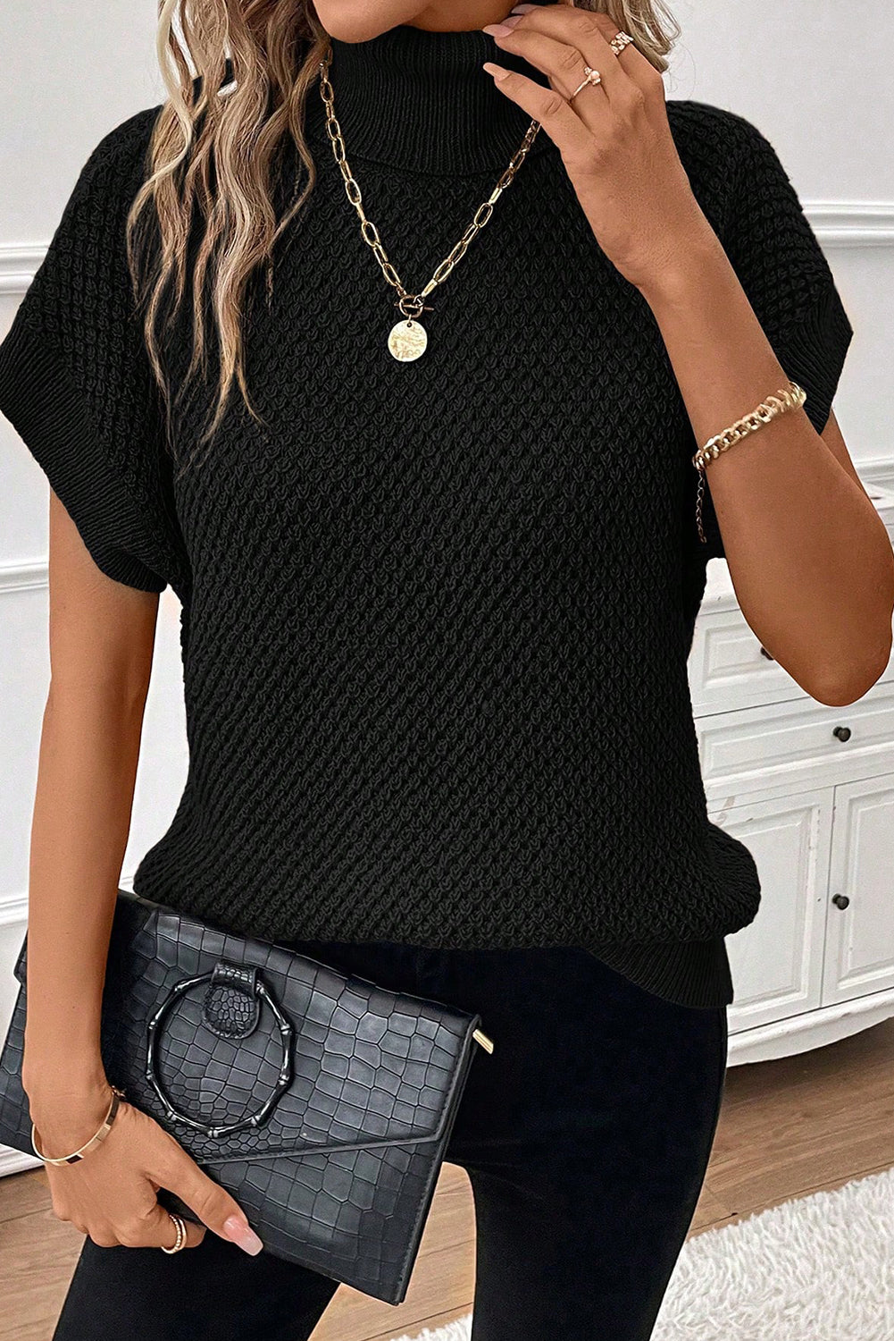 Textured Turtlenecks