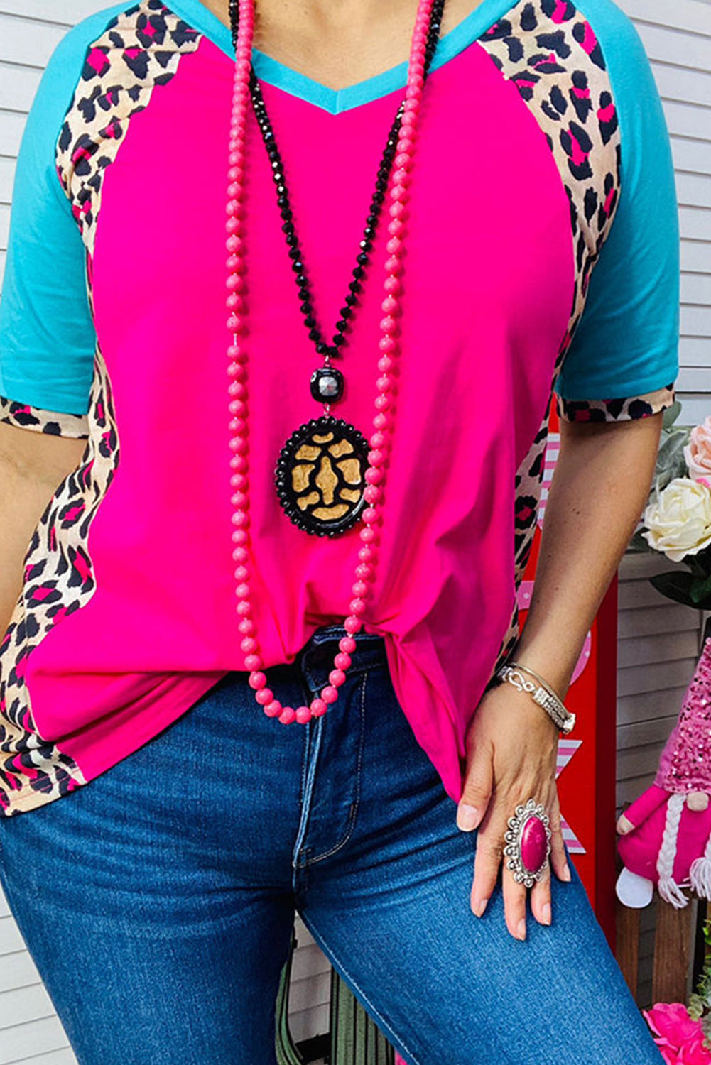 Strawberry Leopard Tee