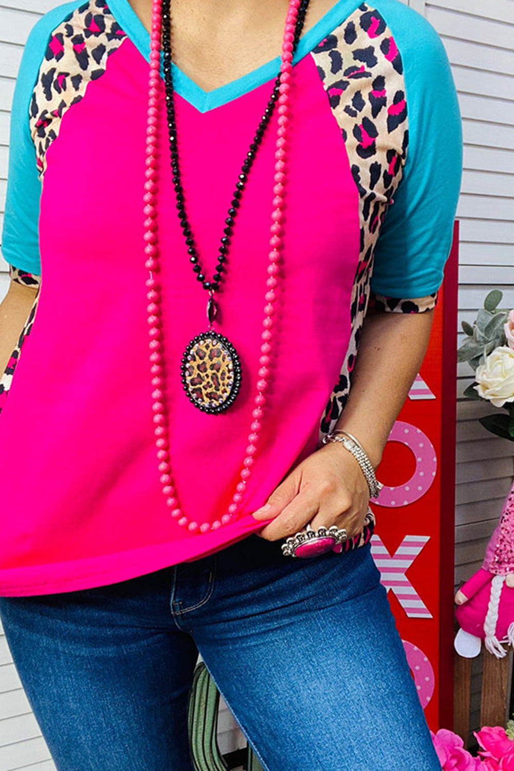 Strawberry Leopard Tee