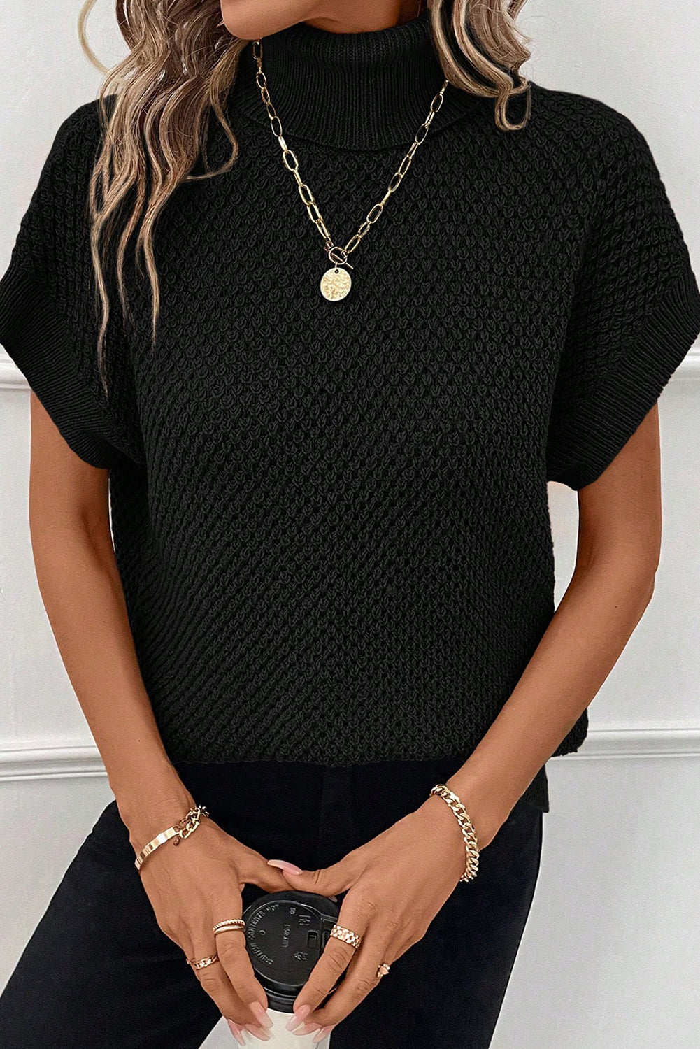 Textured Turtlenecks