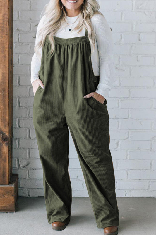 Ribbed Overalls
