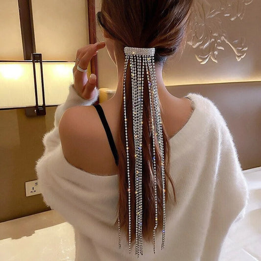Rhinestone Ponytail Barrette
