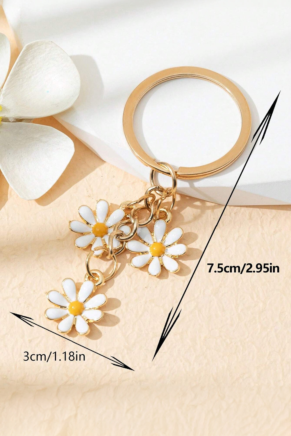 Daisy Keychain