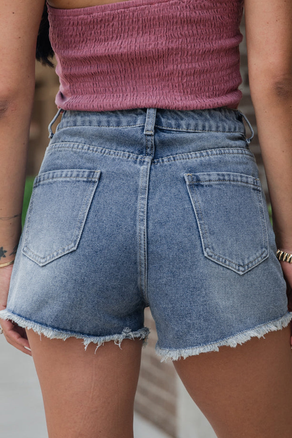 Pearl Denim Shorts