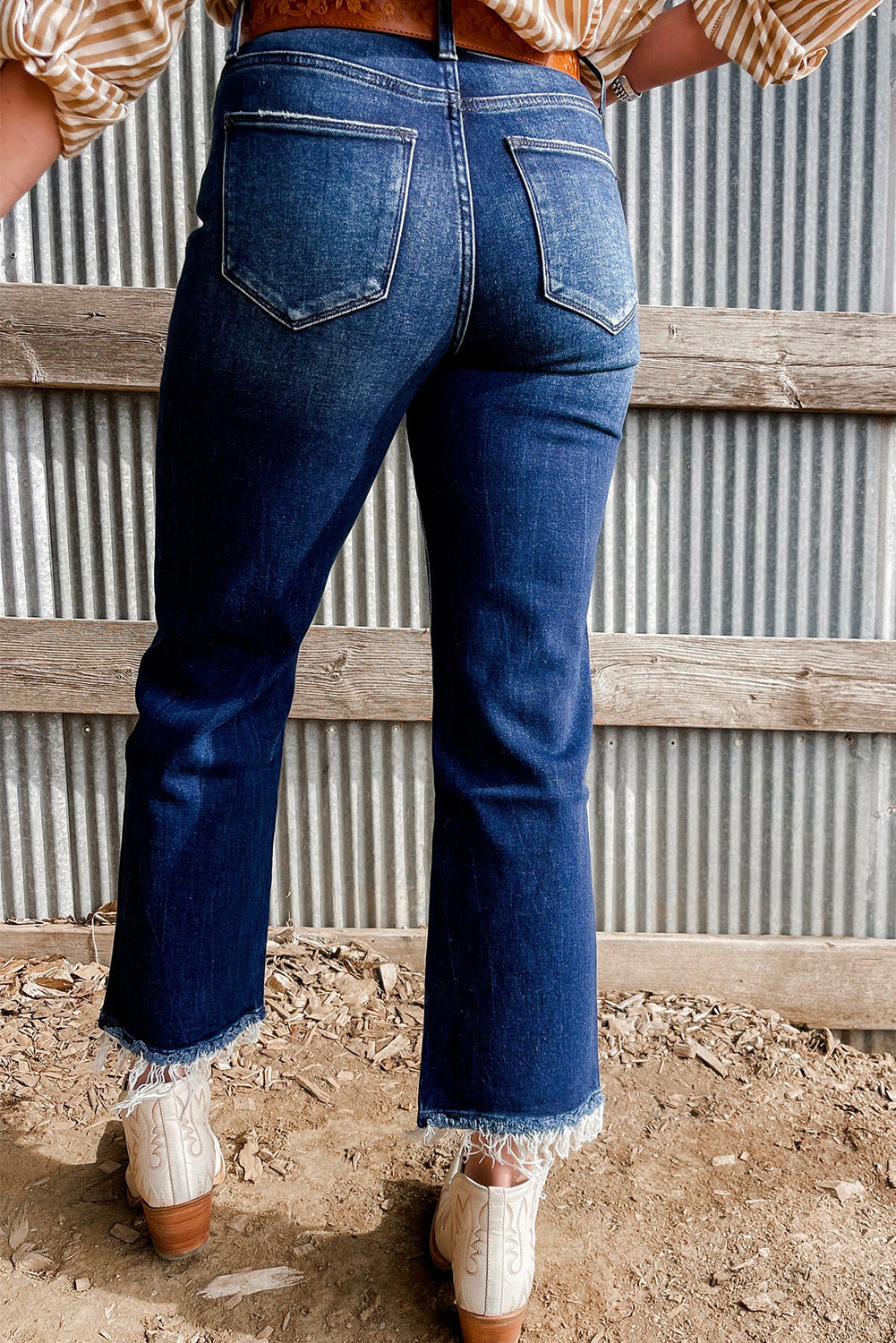 Raw Hem Jeans