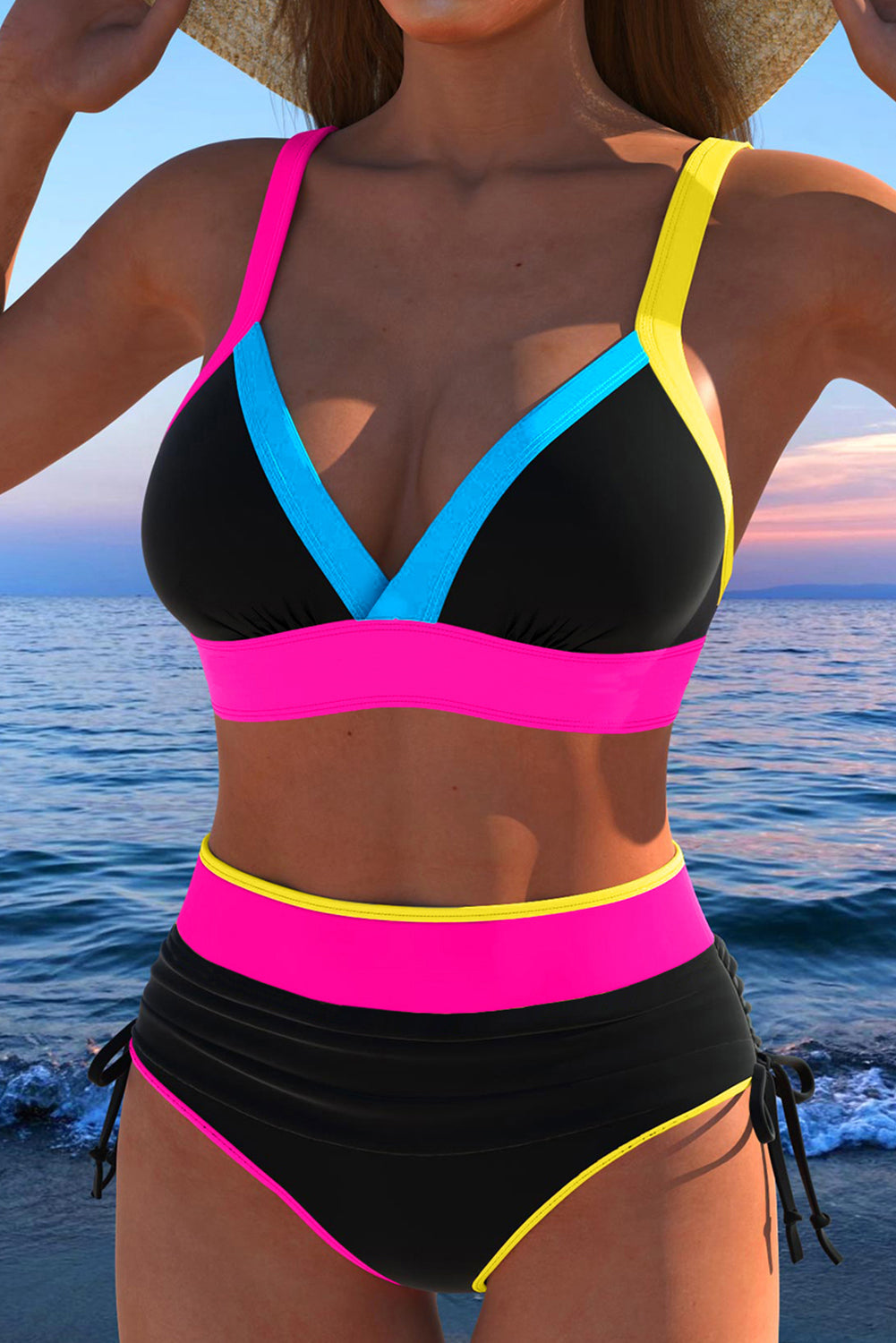 Pops Of Color Bikini