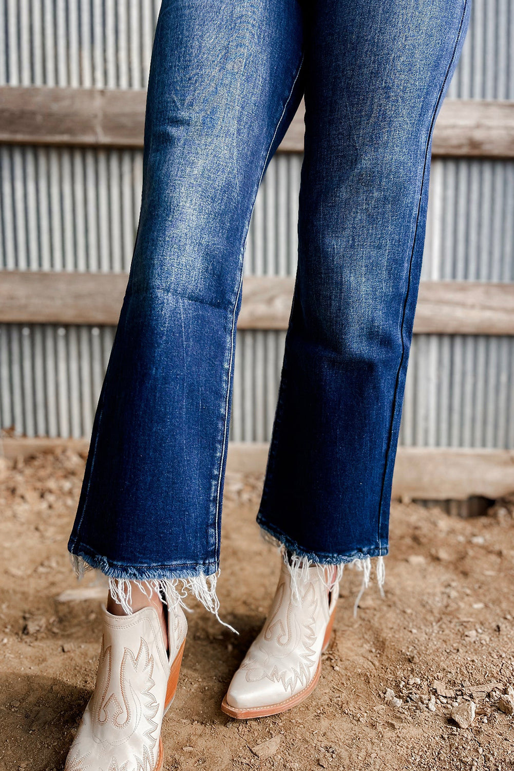 Raw Hem Jeans