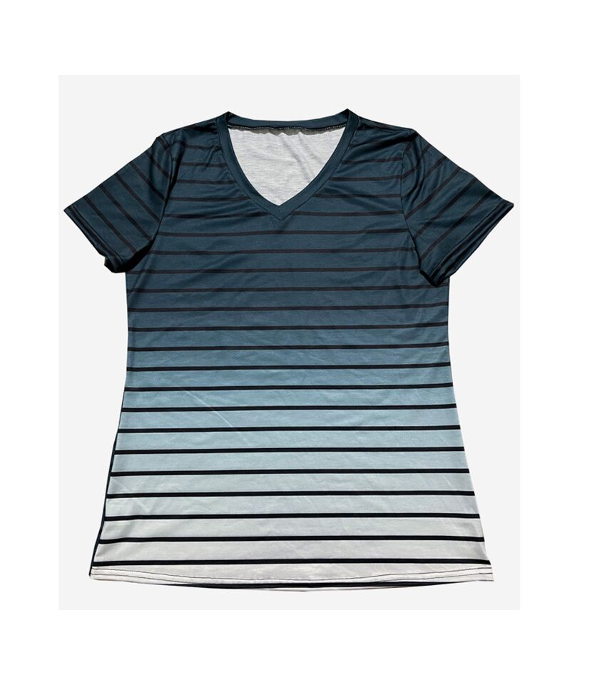 Gradient Stripe Tee