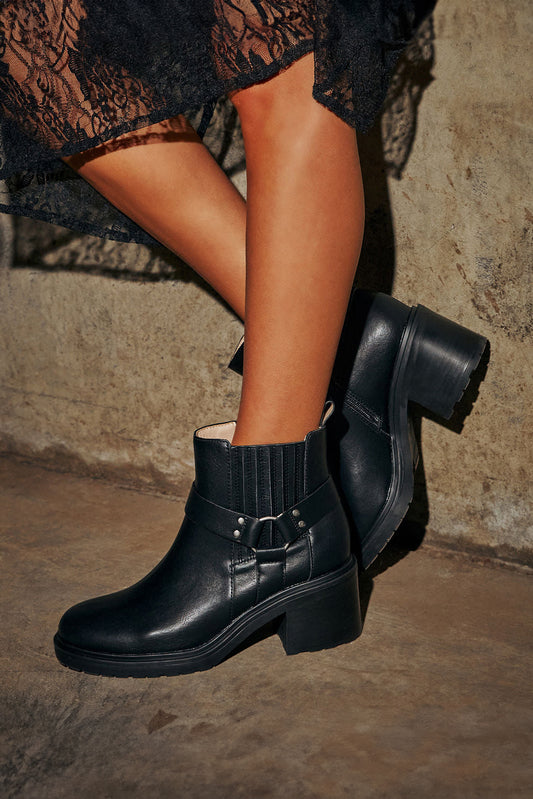 Chunky Heel Boots