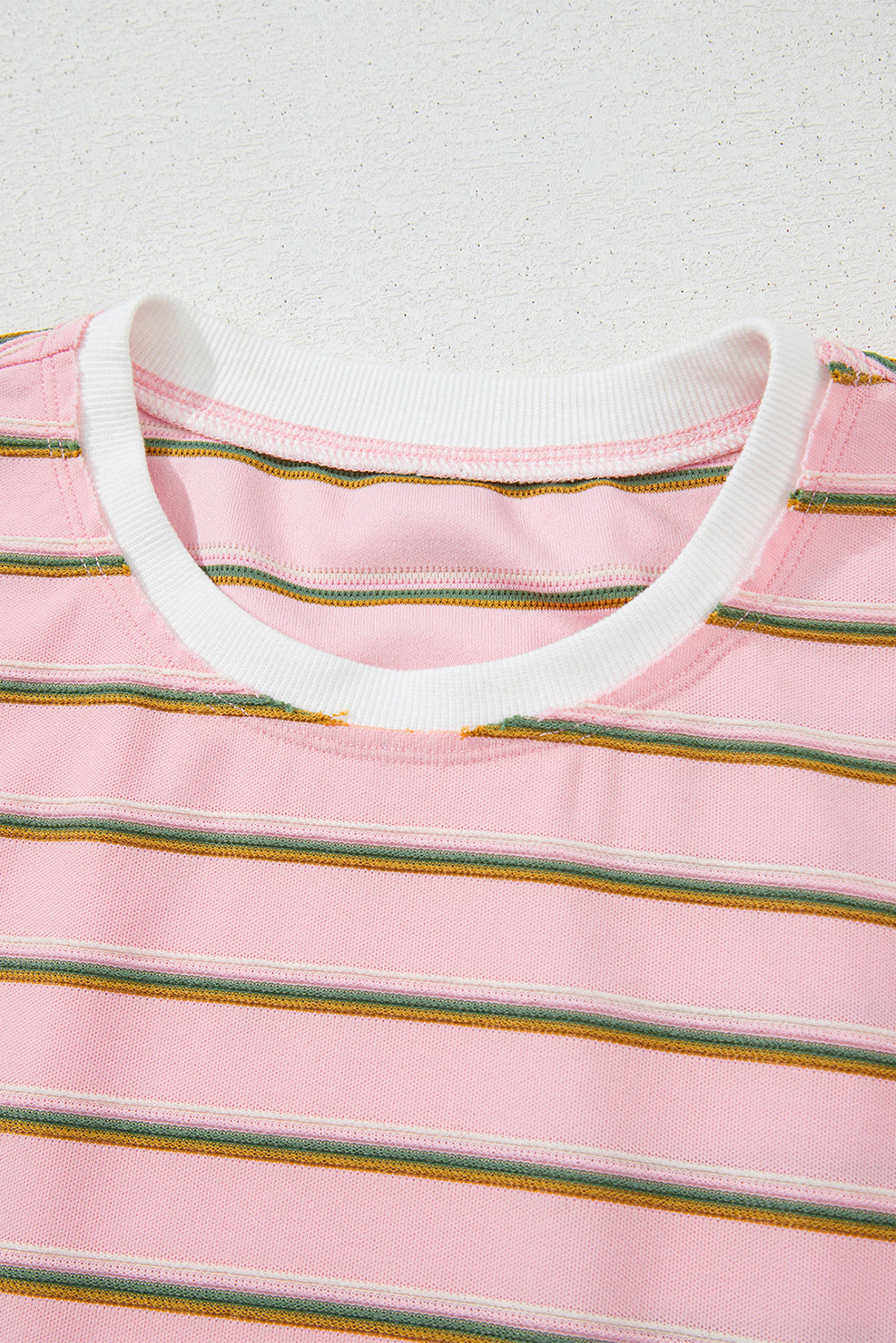 Pink Stripe Short Set
