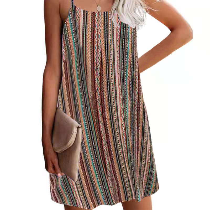 Ethnic Print Sundresses