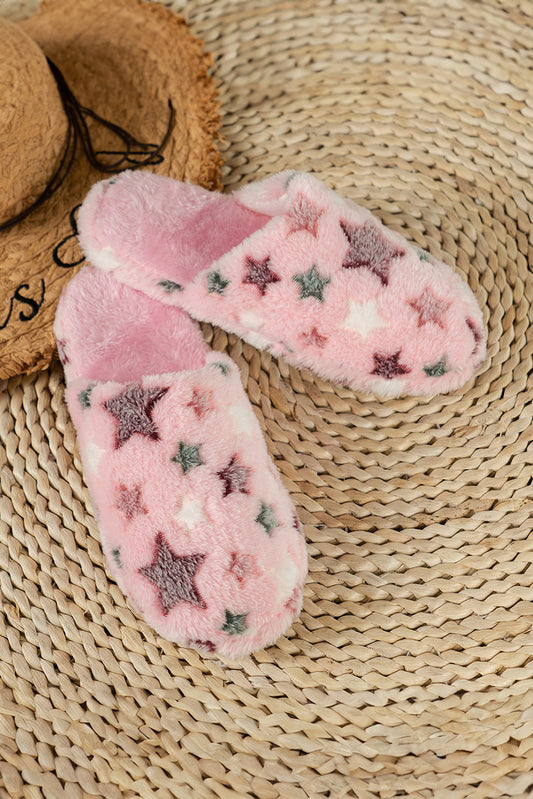 Pink Star Slippers