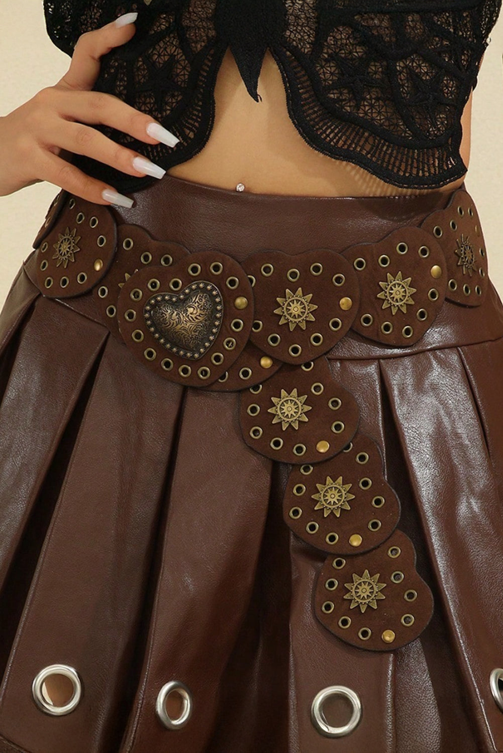 Bronze Heart Belt
