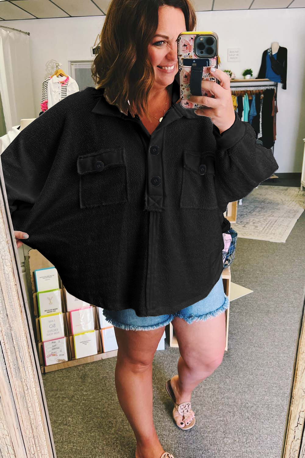 Flap Pocket Henley