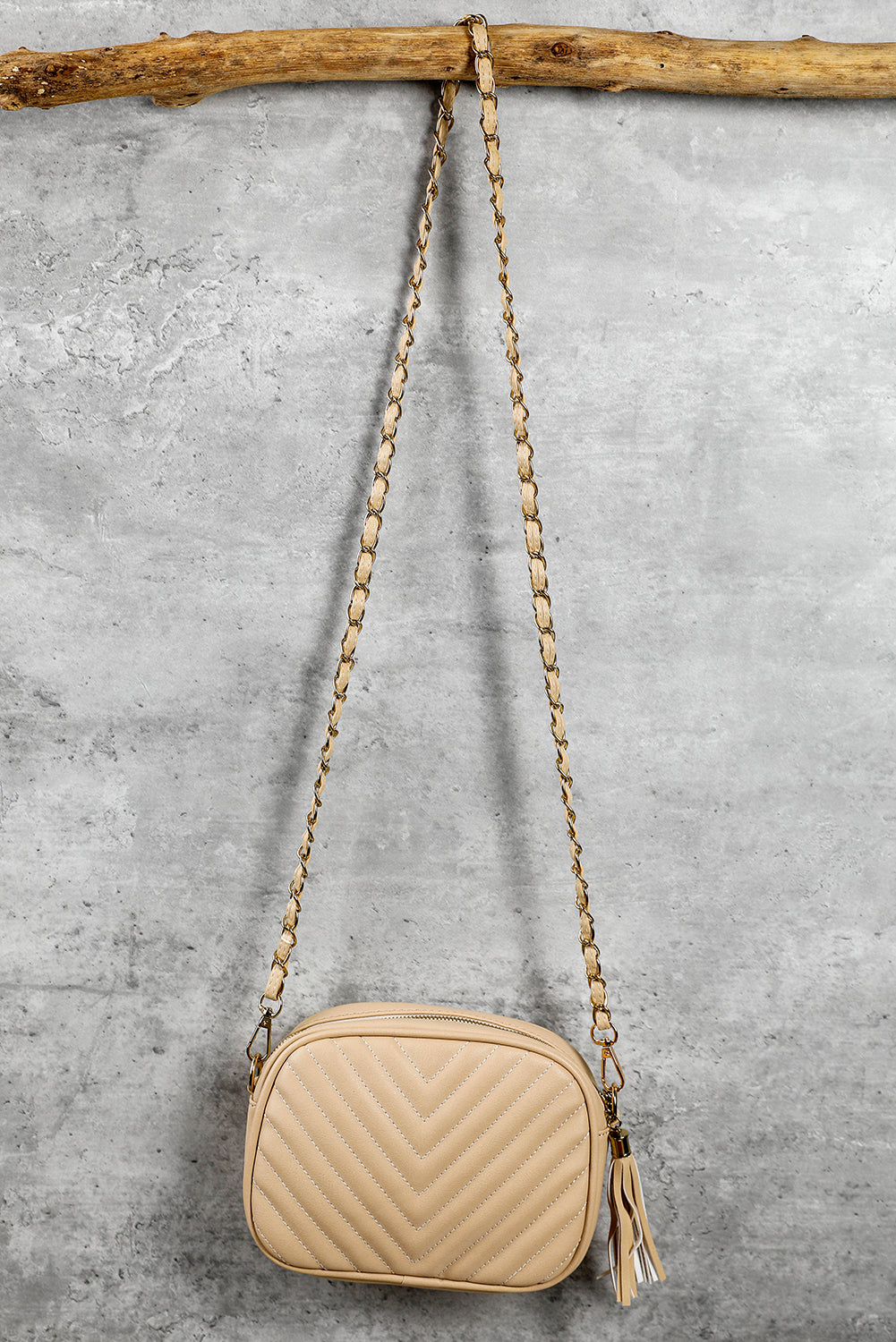 Chevron Chain Bag