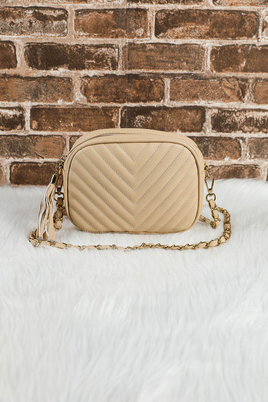 Chevron Chain Bag