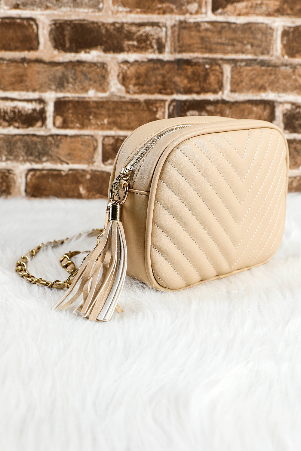 Chevron Chain Bag