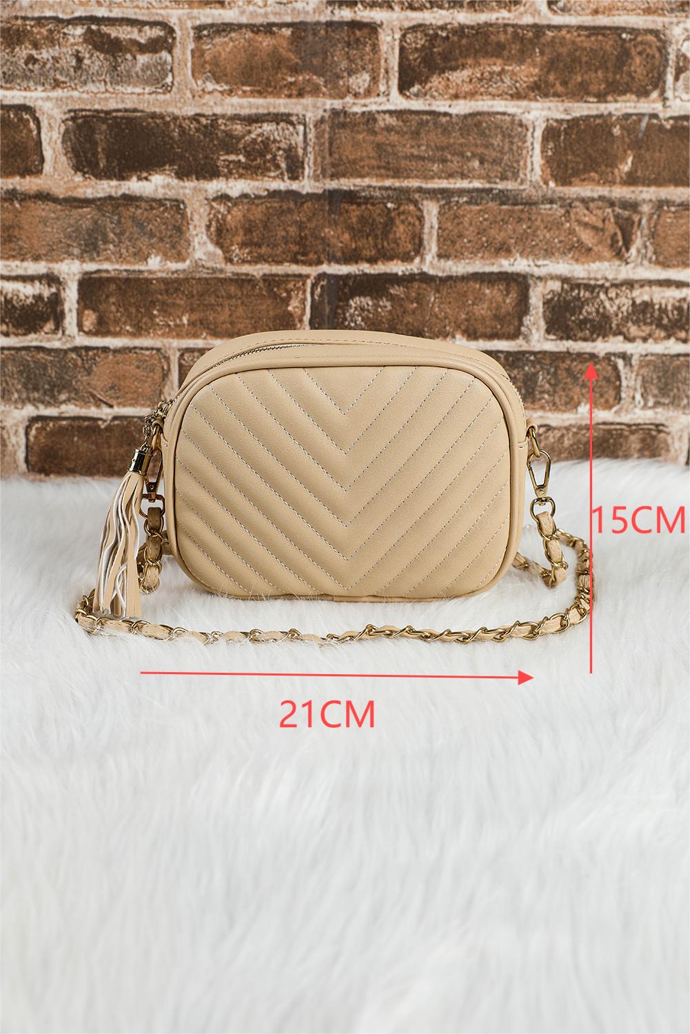 Chevron Chain Bag