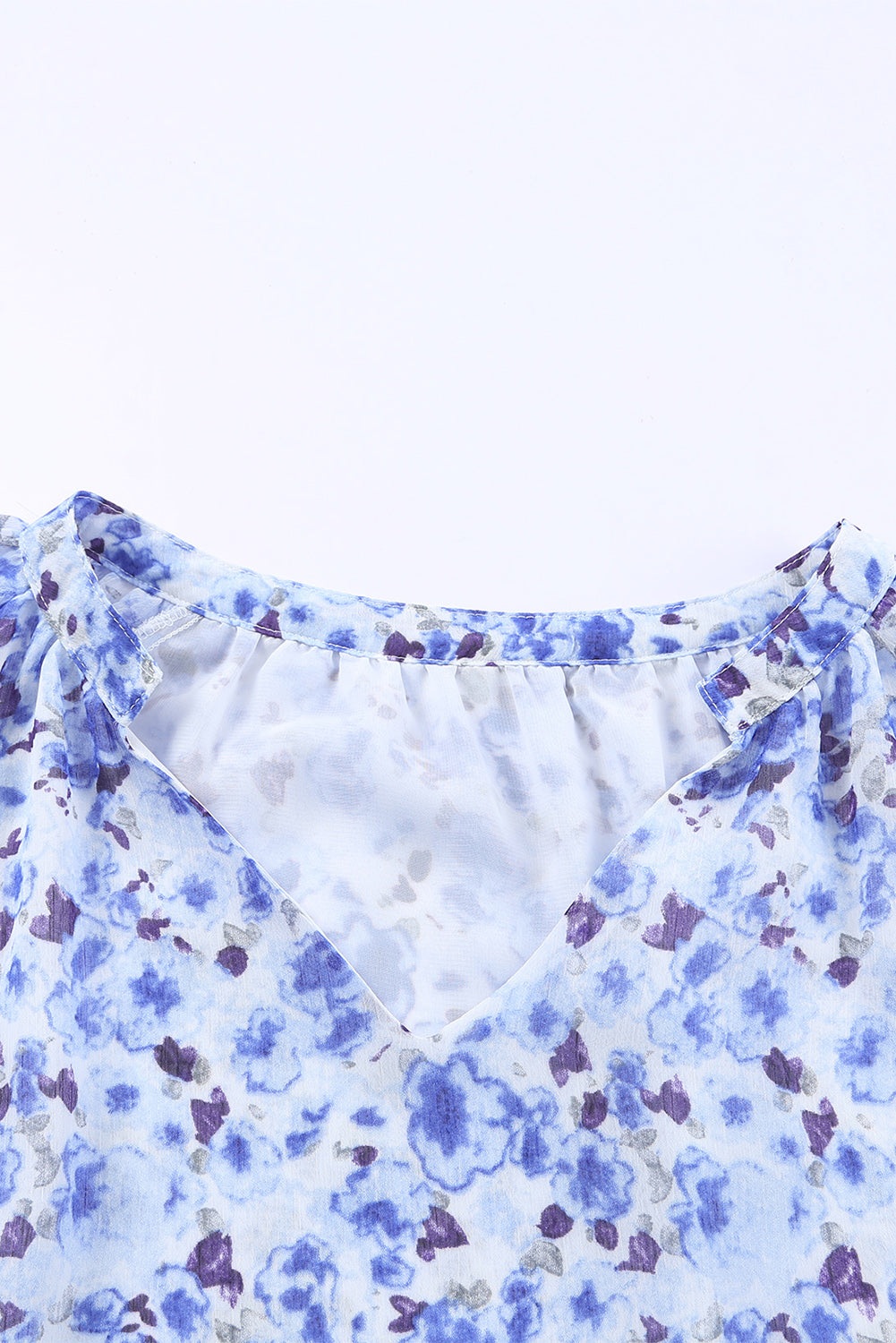 Blue Petals Blouse