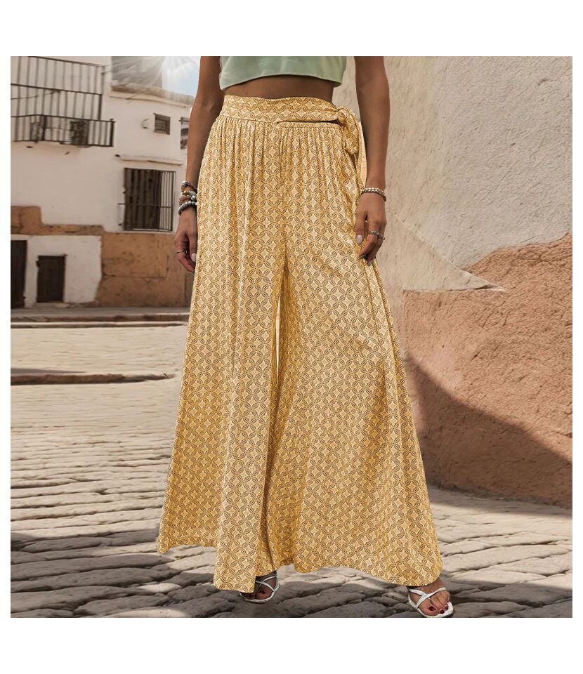 Boho Wide Leg Pants