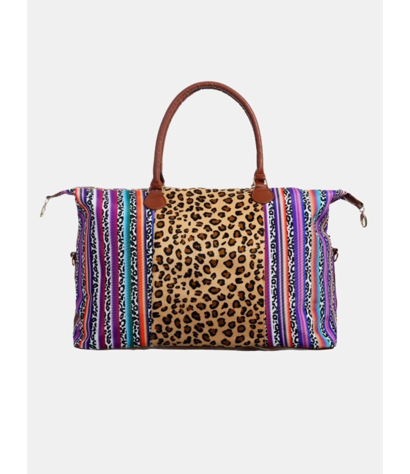 Colorful Leopard Tote
