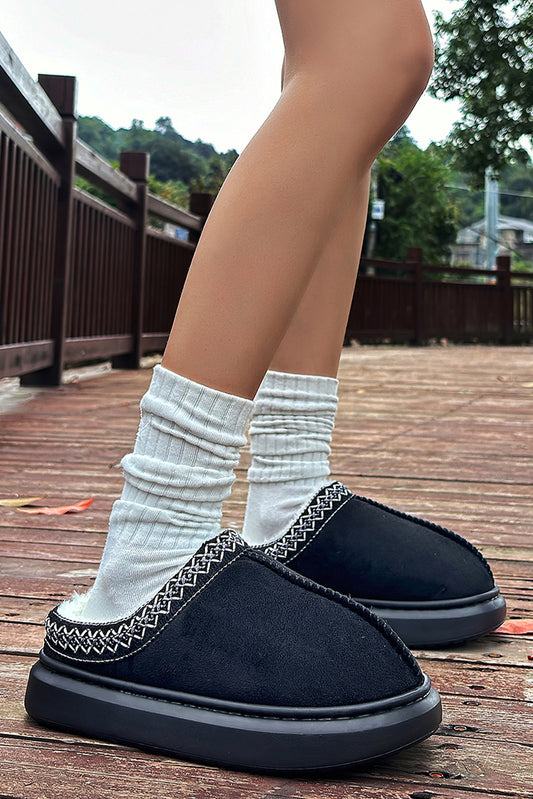 Dark As Night Slippers