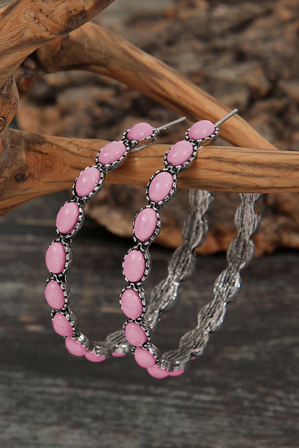 Pink Hoops