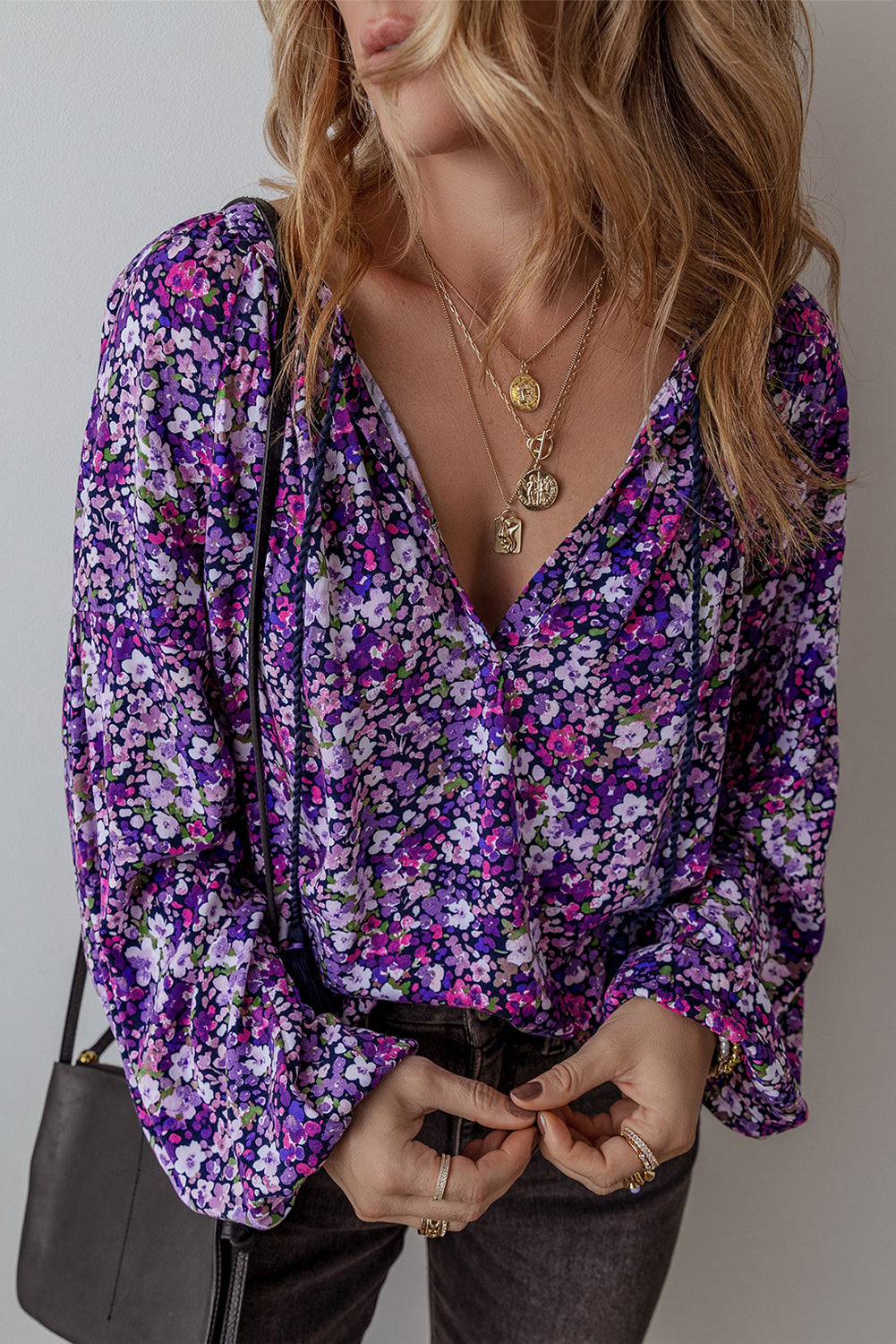 Purple Floral Boho