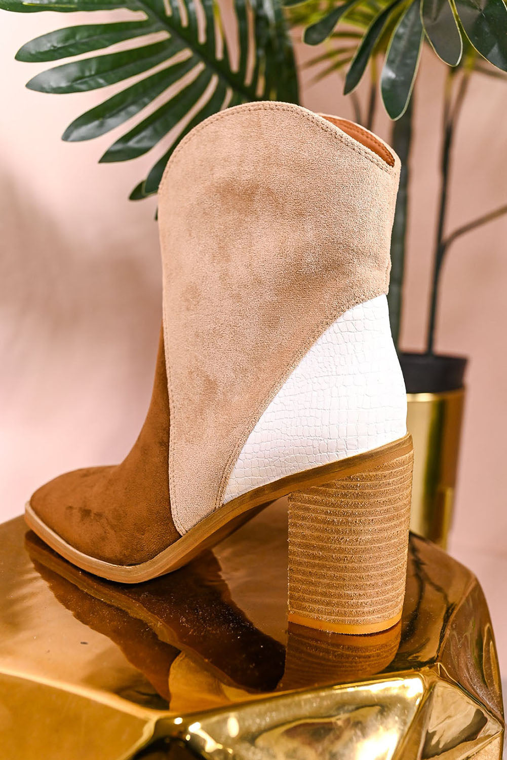 Colorblock Boots