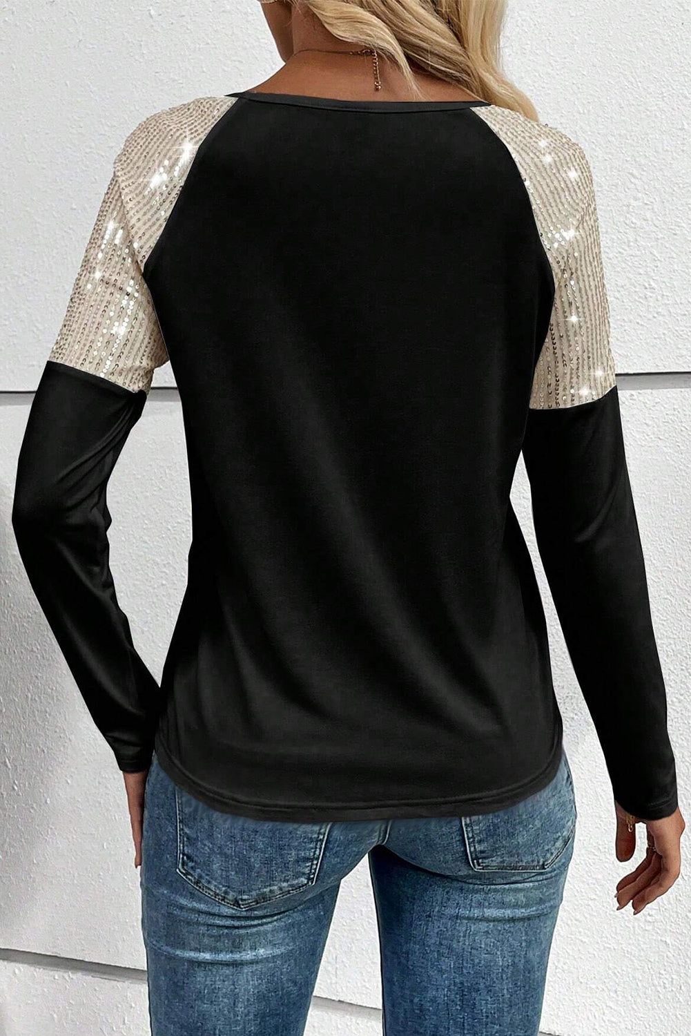 Sequins Pocket Tops
