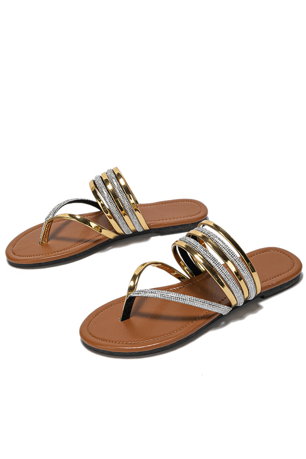 Golden Glam Sandals