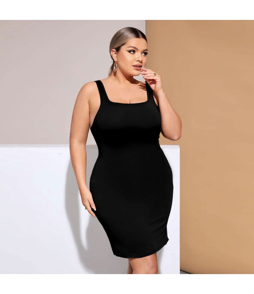 Square Neck Dress