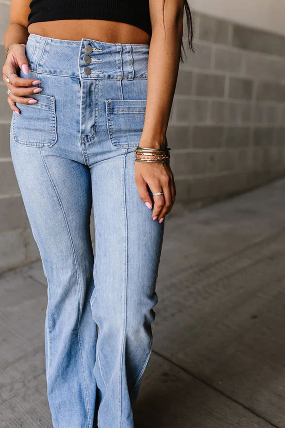 High Rise Pocket Flares