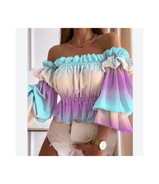 Ruffle  Crop  Tops
