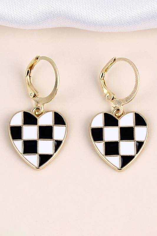 Love  My Checkered Earrings