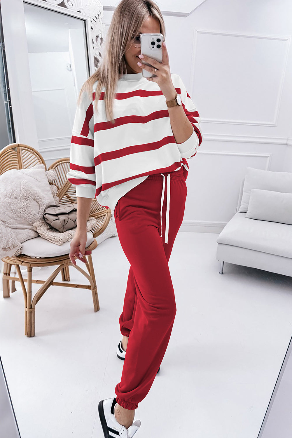 Drop Shoulder Jogging Sets