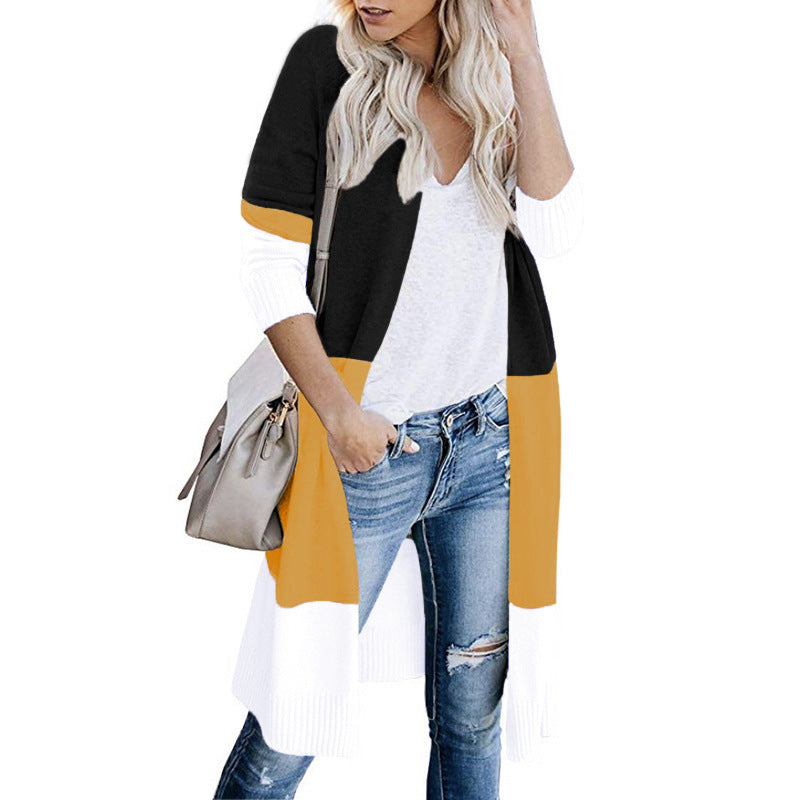 Color Block Cardigans