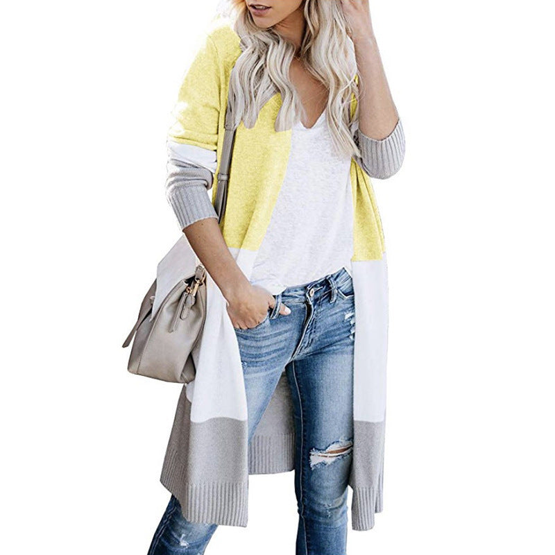 Color Block Cardigans