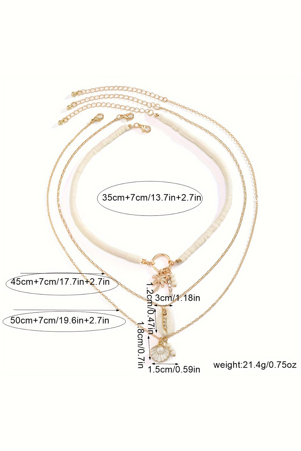 Multi Layer Beach Necklace