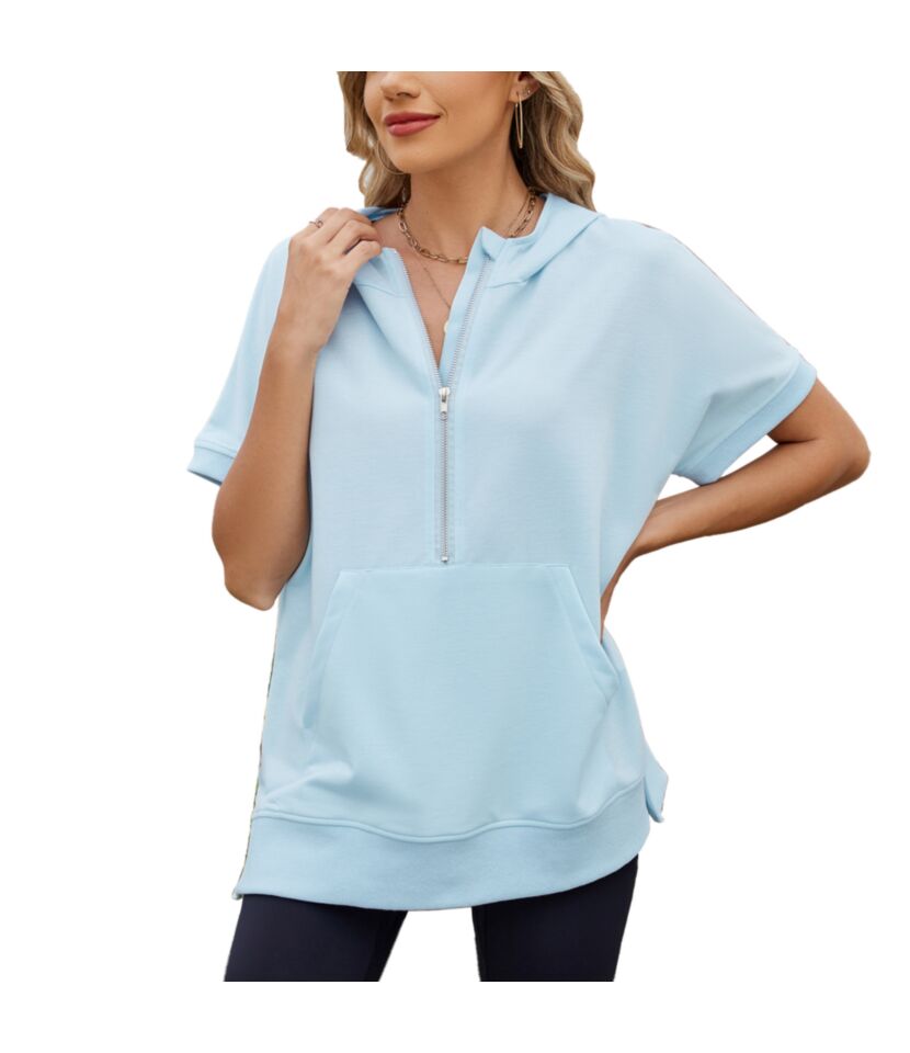 Hoodie Zip Top