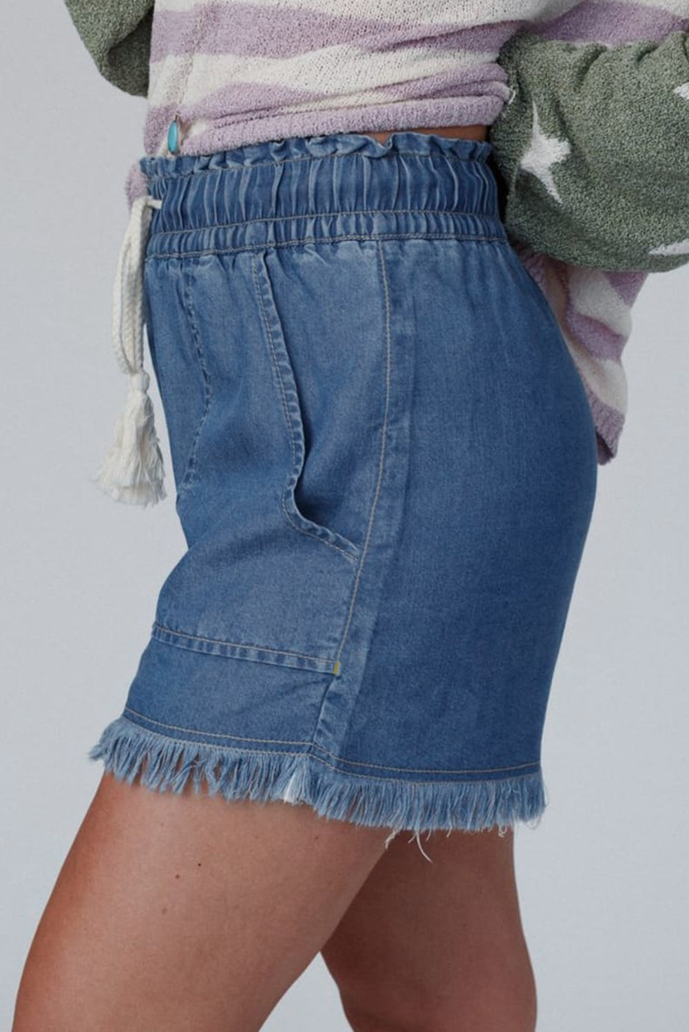 Raw Hem Shorts