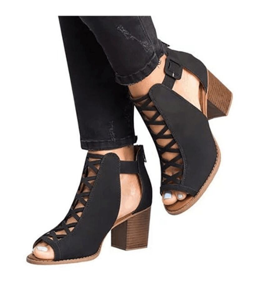 Criss-Cross Booties